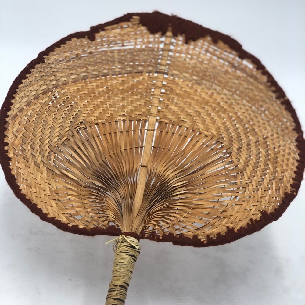 Vintgae Wicker Fan